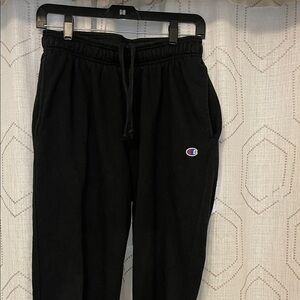 Champion Men's M Classic Black Joggers Drawstring 2-Side Pockets